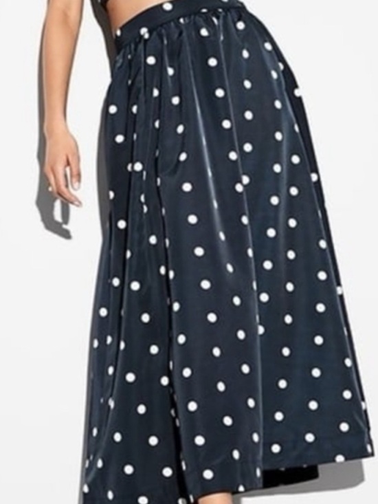 Old Navy Dresses & Skirts - NWT The Occasion by Old Navy Blue & White Polka Dot Taffeta Maxi Skirt MP
